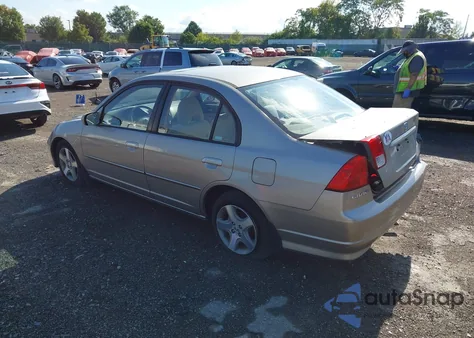 2005 Honda Civic Ex from USA, damaged, VIN 2HGES26875H570803